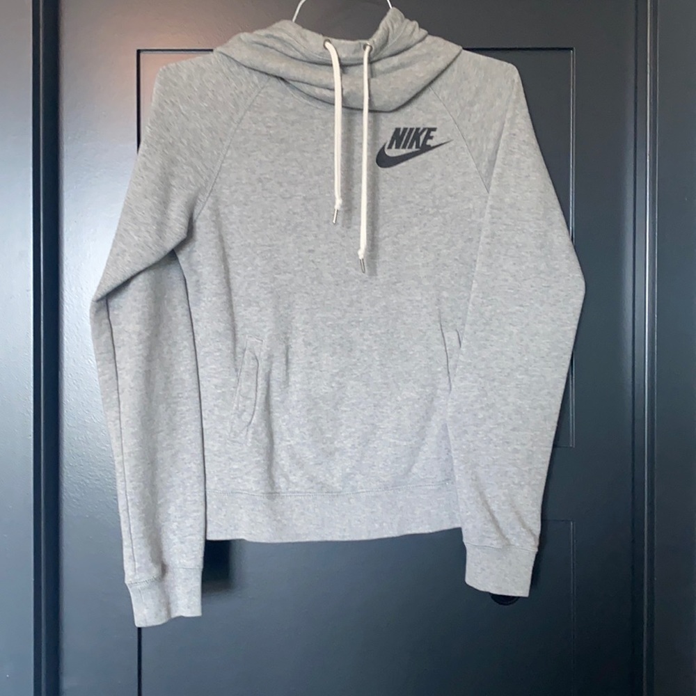Gray Nike sweatshirt
